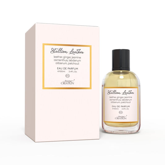 Amazing Creation Stallion Leather Perfume For Unisex EDP 100ml - Long Lasting Leather Woody Oriental Fragrance