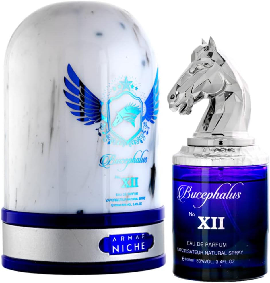 Armaf Niche Bucephalus No. XII Blue Perfume, Eau De Parfum 100ML For Him, Perfumes For Men, New Fragrance