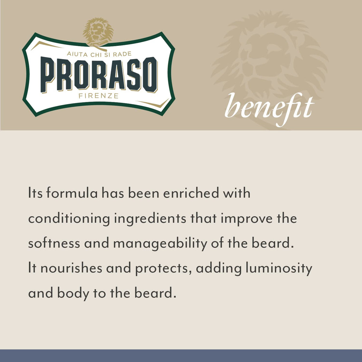 Proraso Beard Balm, Azur Lime, 100Ml, Fresh Scented Beard Balm For Men, Softens, Protects, Conditions And Eases Itching And Discomfort, Made In Italy