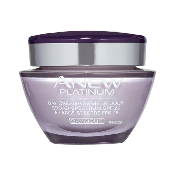 Avon Anew Platinum Day Cream - Broad Spectrum SPF 25 Skin Care with Paxillium Technology- Avon Face Cream for Women - Hypoallergenic, Non-Comedogenic, Oil-Free Facial Moisturizer - 1.7 oz