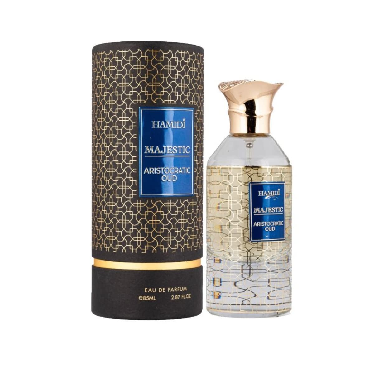 Hamidi Majestic Aristocratic Oud Perfume for Unisex Oriental Eau De Parfum 85ml, Perfumes for Men and Women