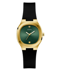 GUESS Women's 32mm Watch - Gold Tone Bracelet Champagne Dial Gold Tone Case