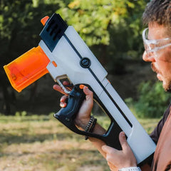 UnlocX Gel Ball Blaster Kit - Electric Detachable Fully Automatic Long Range Water Bead Blaster with Eco-Friendly Biodegradable Gel Bullets, able to Shoot 11 Rounds per Second