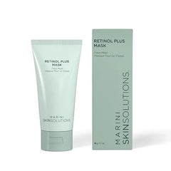 Marini SkinSolutions Retinol Plus Mask Anti Aging Peptides, Antioxidants, Hyaluronic Acid Good for Wrinkles, Sun Damage, Dark Spots All Skin Types Made in the USA 1.7 oz