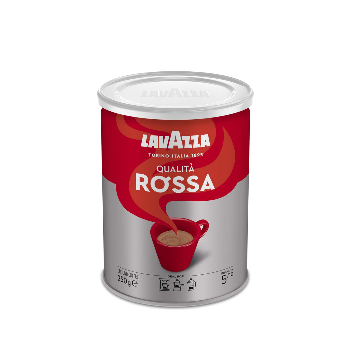 Lavazza Qualita Rossa Ground Coffee, Medium Roast, 250g