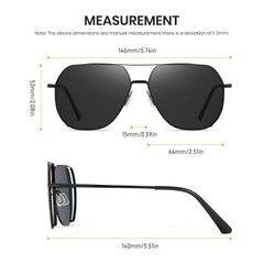 Cyxus Sunglasses for Men Women Classic Polarized Sunglasses UV400 Protection Anti Glare for Driving Outdoor
