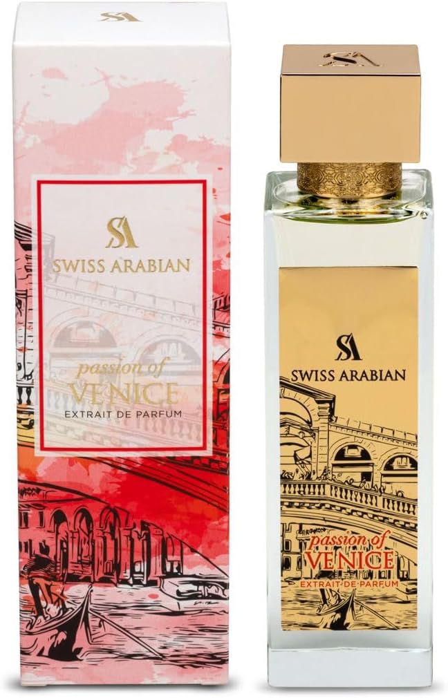 Swiss Arabian Passion of Venice 100ml EDP + Secret Rose 12ml CPO