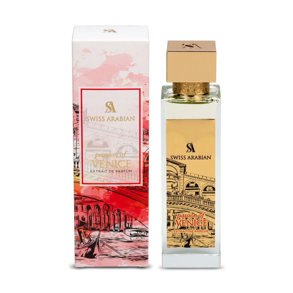 Swiss Arabian Passion of Venice 100ml EDP + Secret Rose 12ml CPO