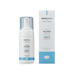 Green People Foaming Face Wash Anti-Blemish For Combination & Oily Skin - SLS & Alcohol Free, Cruelty Free & Vegan, 100ml