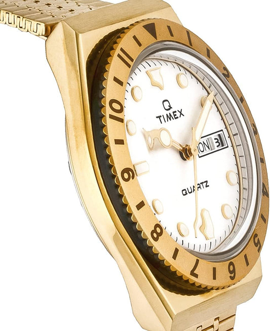 Timex Women's Analogue Watch with a Stainless Steel Bracelet Q Reissue - Gold