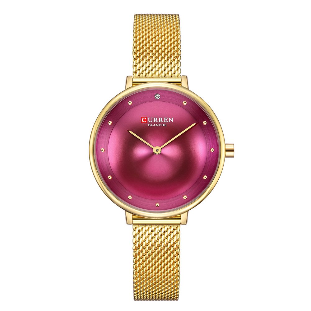 Curren Casual Watch For Women Analog Metal - 9029