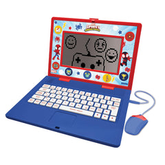 Lexibook, Spidey and his Amazing Friends, Educational Laptop French/English, Toy for Children, 170 Activities to Learn, Play Games and Music, Large Screen, Red/Blue