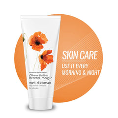 Aroma Magic Mint Cleanser – 100ml | Refreshing Face Cleanser for Oily & Acne-Prone Skin | Deep Cleansing with Mint, Peppermint & Essential Oils | Brightens & Revitalizes Skin