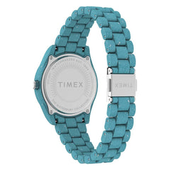 Timex Women's Waterbury Ocean Recycled Plastic 37mm Watch - Light Blue