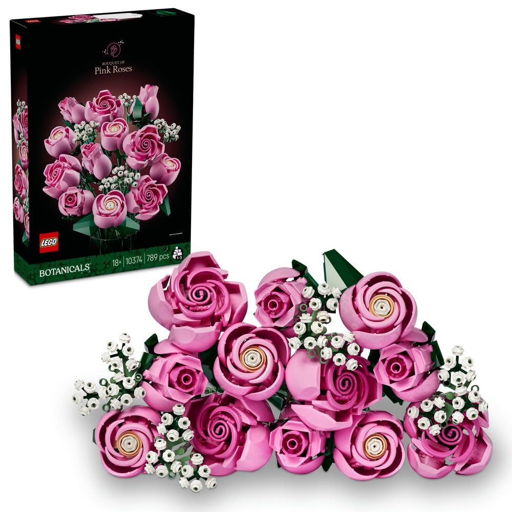 LEGO Botanicals Bouquet of Pink Roses 10374