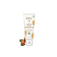 Babo Botanicals Sensitive Baby Fragrance-Free Soothing Miracle Balm - USDA Organic - All-Purpose Salve with Olive Oil & Shea Butter - For extra-dry, rough areas - For Babies & Kids, 3.35 Fl Oz