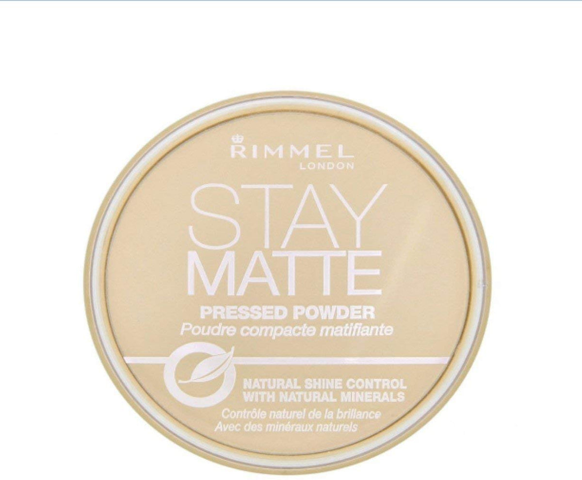 Rimmel London Stay Matte Pressed Powder, Sandstorm [004]، 0.49 oz Pack of 7