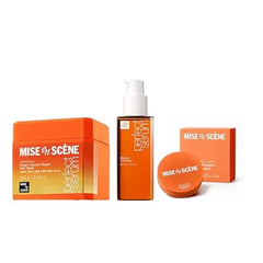 Mise En Scene Perfect Serum Original Hair Routine SET Perfect Serum & Shampoo & Hair Masks Heat Protectant Hair Oil for Frizzy & Dry Argan Oil