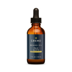 Cremo Beard Oil, Palo Santo, Restore Natural Moisture and Soften Your Beard To Help Relieve Beard Itch - 1 fl oz