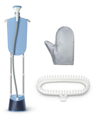Philips Garment Steamer 1000 Series - 1800W, 1.8L Detachable Tank, 3 Steam Setting, 36 g/min, Integrated Stylemat, Deep Azur