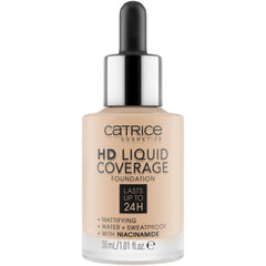 Catrice Hd Liquid Coverage Foundation 010, Nude, 30 ml