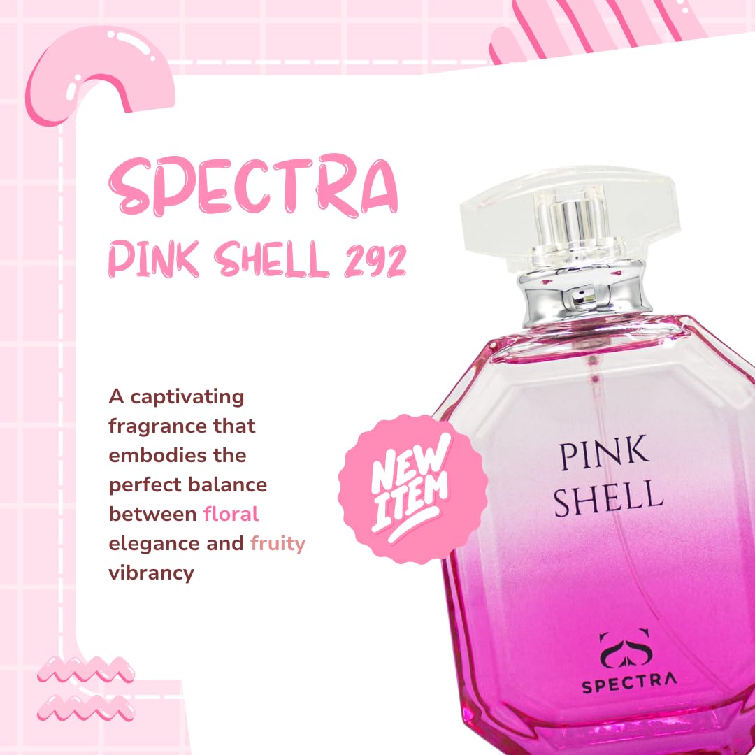 Hi Perfume Spectra 292 Pink Shell EDP For Women - 100ml