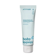 ATTITUDE 2-in-1 Shampoo and Body Wash for Baby, EWG Verified, Dermatologically Tested, Vegan, Good Night, 8 Fl Oz