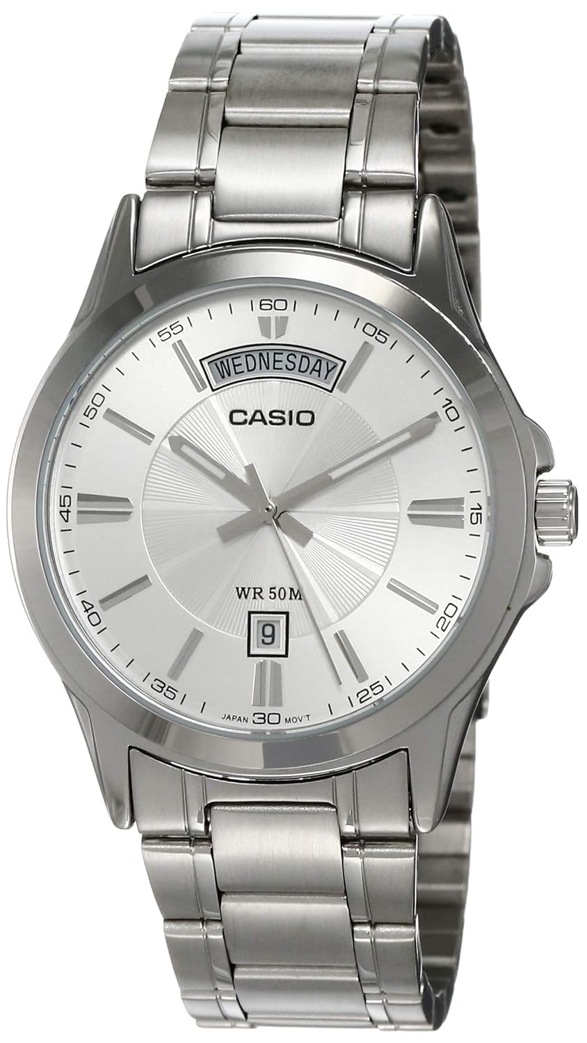 Casio Casual Analog Display Watch Silver