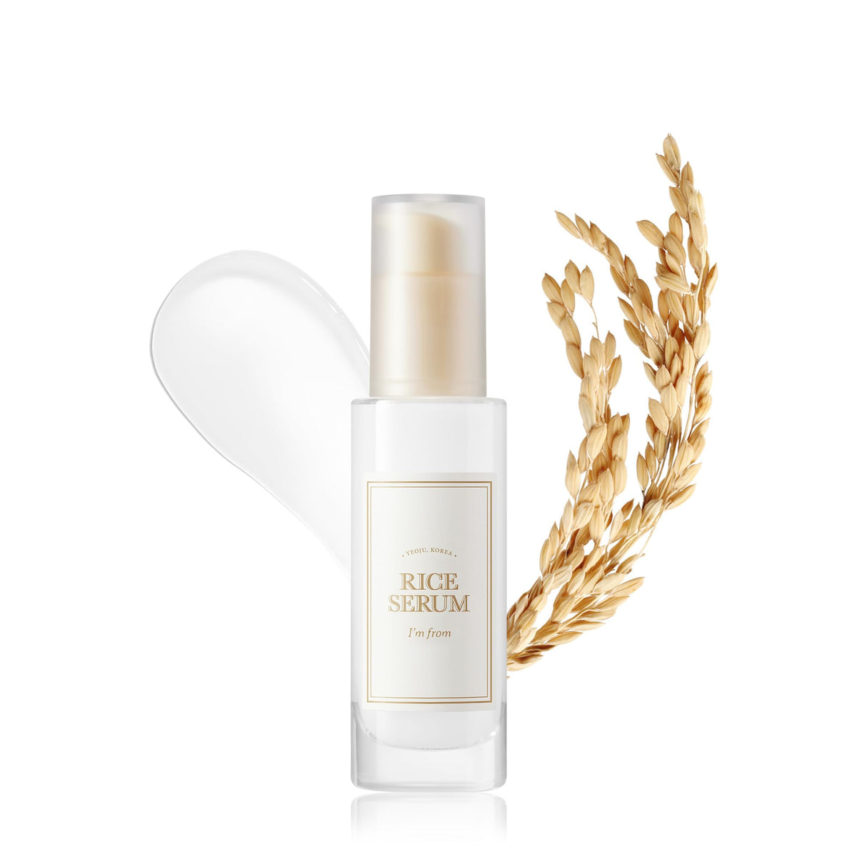 I'm from Rice Serum, Korean Fermented Rice Embryo Extract Boosts Collagen, Vitality, Radiant Glowing Skin, Niacinamide, Vitality to Dull Skin, Nourishing, Moisturizing