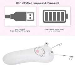 Fine Productions Electric Facial Threading Hair Remover, Cotton Thread Epilator for Women, Automatic Threader Machine for Face, Chin, Upper Lip, Arms, White