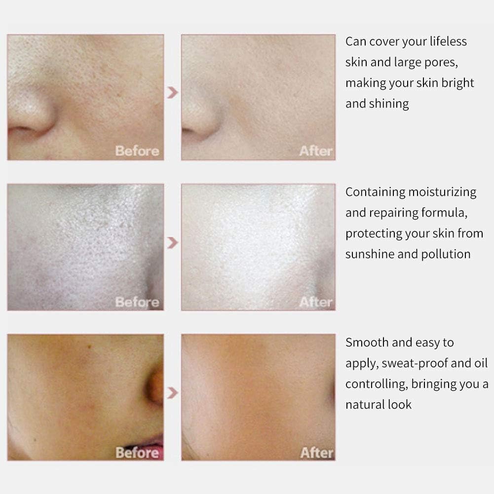 3 Colors Smooth Makeup Base Liquid Foundation - Matte Concealer, Sun Block Cream (#2)