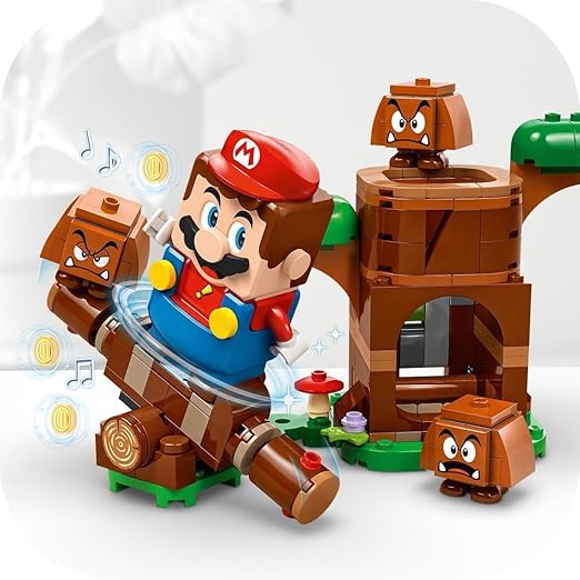 LEGO Super Mario Goombas’ Playground Set, Nintendo Collectible for Kids, Adventure Toy Playset, Buildable Seesaw, 3 Figures, Gift for 7 Plus Year Old Boys, Girls and Fans, 71433