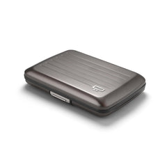 Aluminium Smart Case V2 Wallet - Metal Clasp - RFID Blocking Card Holder - Holds up to 10 Cards and Banknotes - Aluminum Titanium