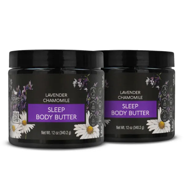 Nature’s Beauty Luxury Body Butter Collection Multi-Pack – Relax, Detox & Stress Relief Moisturizers with Shea Butter & Natural Oils