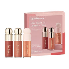 Rare Beauty Limited Edition Mini Blush & Luminize Trio - Beloved - Virtue - Enliven - New In Box