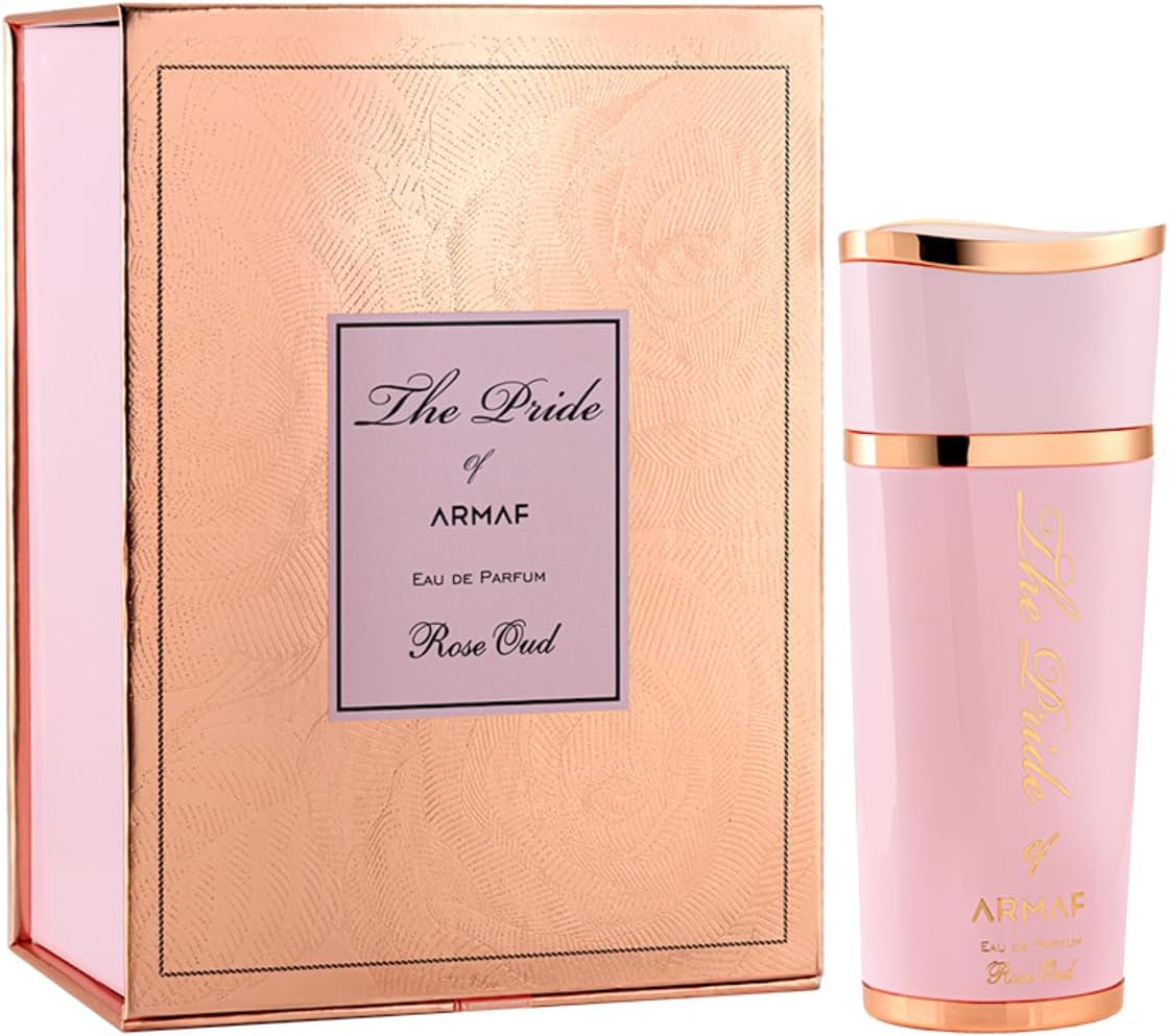 Armaf Perfumes for Women, The Pride of Armaf Eau De Parfum Rose Oud 100ml Pink, Long Lasting Fragrance, Perfumes, For Her