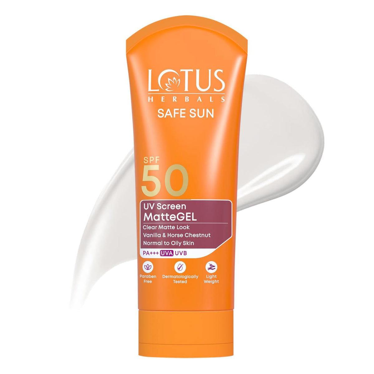 Lotus Herbals Safe Sun Uv Screen Matte Gel SPF 50- (50g)