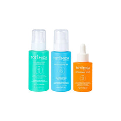 TOTEMICA Daily Glow Trio – Cleanser, Vitamin C Serum & Face Moisturizer
