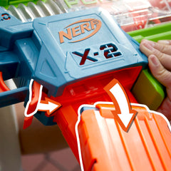 NER ELITE 2.0 DOUBLE PUNCH, Fun Toy for Kids Teens and Adults, Outdoor toy for boys & girls, gift toy for kids Ages 8+