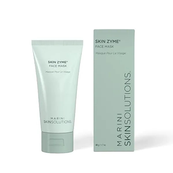 Marini SkinSolutions Skin Zyme Face Mask with Proteolytic Papaya Enzymes Gently Removes Dead Skin Cells for a Smooth, Radiant Complexion All Skin Types Made in the USA 1 oz