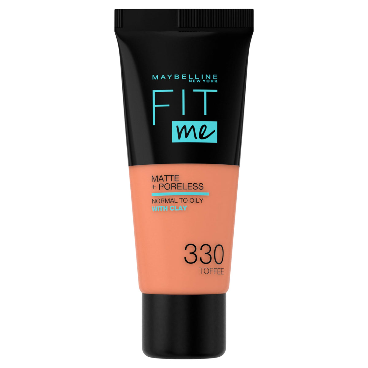 Maybelline New York Fit Me Matte And Poreless Foundation - 330 Toffee, 30 ml (3600531359072)