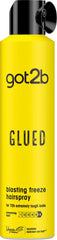 Got2B Glued Blasting Freeze Hairspray 300 ml, Glued Hairspray for up to 72h Ultra Strong Hold, Hairspray got2b, For Extreme Hairstyles, Vegan Formula