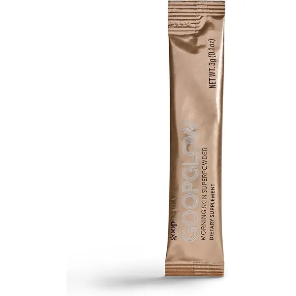 goop Beauty Morning Skin Drink Mix Beverage Powder to Protect Against Signs of Aging Vitamin C & E Lemon Verbena & Orange Flavor Non GMO, Gluten Free, & Vegan 30 Pack