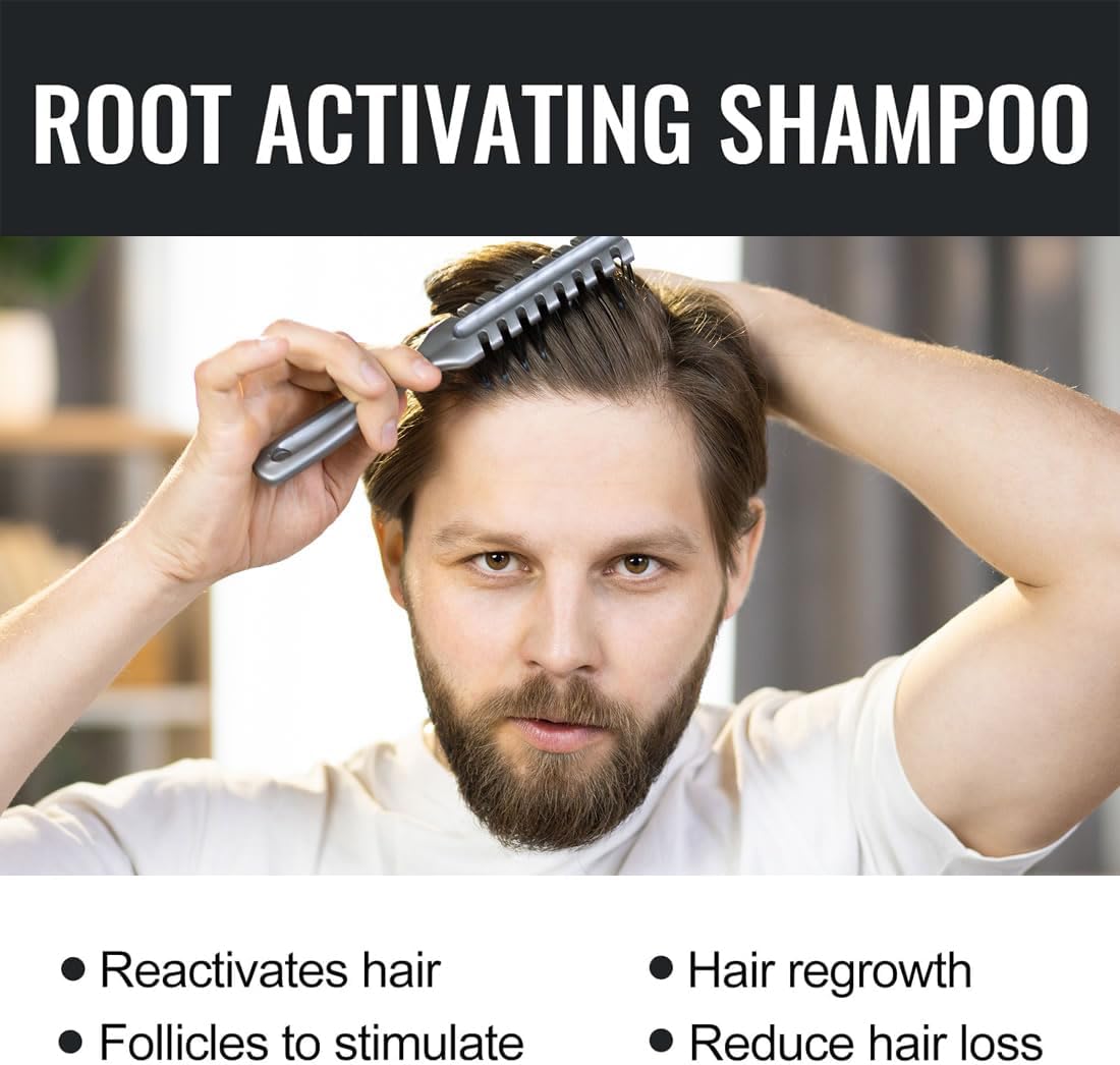 Spartan Shampoo, Spartan Root Activator Shampoo, Natural Hair Growth Shampoo 100 ml, Against Hair Loss Repairing Care Shampoo, Hair Care Promotes Hair Growth Women Men