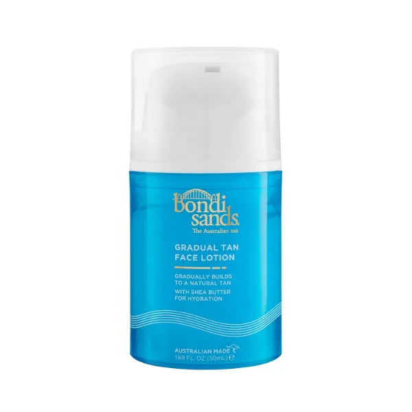 Bondi Sands Gradual Tan Face Lotion | Gradually Builds To A Natural Tan With Shea Butter For Hydration 1.69 FL. OZ. (50mL)