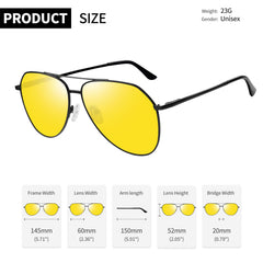 Joopin Sunglasses for Men Women, Polarized Classic Sunglasses Lightweight Metal Frame UV400 Protection
