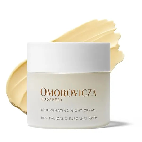 Omorovicza Rejuvenating Night Cream (1.7 oz), Restorative Night Moisturizer for Face, with Hazelnut Peptide and Plum Almond Oil, Overnight Face Mask to Plump, Nourish & Smooth Fine Lines