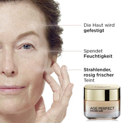 L’Oréal Paris Daily Skin Care, Age Perfect Golden Age, Anti-Ageing Face Care, Firming and Shine, for Mature and Pale Skin, with Peony Extract, 50 ml