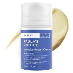Paula's Choice RESIST Intensive Repair Face Moisturizer with Retinol, Hyaluronic Acid & Jojoba, Anti-Aging Face Cream for Dry, Chapped Skin, Fragrance-Free, 1.7oz