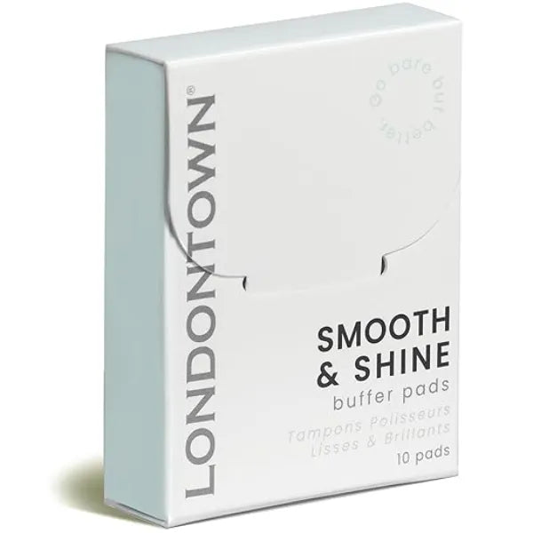 LONDONTOWN Smooth & Shine Buffer Pads Nail Buffer for Natural Nails for Smoothing, Shaping & High Shine Polishing Travel Friendly, 10 Count